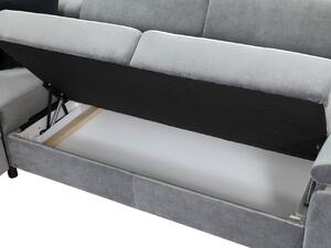 Luxusní sedací souprava Albino, černá/šedá
