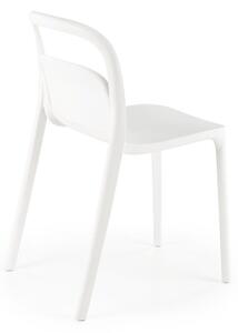 Halmar Stohovatelná zahradní židle K490 - bílá