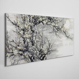 Obraz na plátně Obraz na plátně Větve stromů květiny slunce