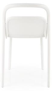 Halmar Stohovatelná zahradní židle K490, bílá