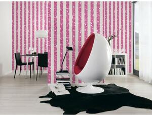Vliesová tapeta na zeď Esprit 12 32760-3 | 0,53 x 10,05 m | růžová, bílá | A.S. Création