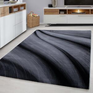 Vopi | Kusový koberec Miami 6630 black - 140 x 200 cm