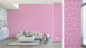 Vliesová tapeta na zeď Esprit 12 32759-4 | 0,53 x 10,05 m | růžová, bílá | A.S. Création