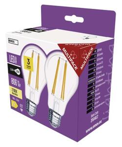 Emos lighting LED žárovka Filament A60 / E27 / 5,9 W (60 W) / 806 lm / teplá bílá 1525283267