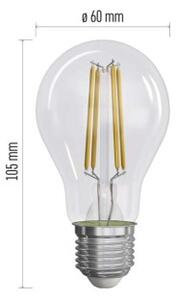 Emos lighting LED žárovka Filament A60 A CLASS/ E27 / 3,8 W (60 W) / 806 lm / neutrální bílá 1525283411