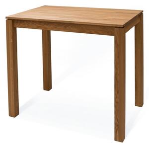 Barový stůl masiv dub Tammy 125x90