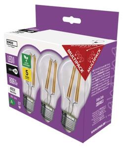 Emos lighting LED žárovka Filament A60 A CLASS/ E27 / 3,8 W (60 W) / 806 lm / neutrální bílá 1525283411