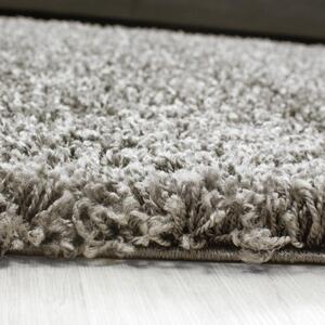 Vopi | Kusový koberec Dream Shaggy 4000 taupe - Kulatý průměr 80 cm
