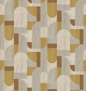 Geometrická vliesová obrazová tapeta na zeď, béžová, FW4064-3, Feature Walls, Decoprint