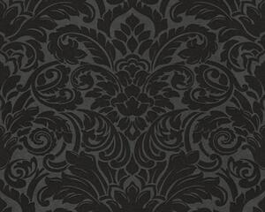 A.S. Création | Vliesová tapeta na zeď Luxury Wallpaper 30545-5 | 0,52 x 10 05 m | černá, metalická