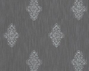A.S. Création | Vliesová tapeta na zeď Luxury Wallpaper 31946-4 | 0,53 x 10,05 m | šedá, metalická