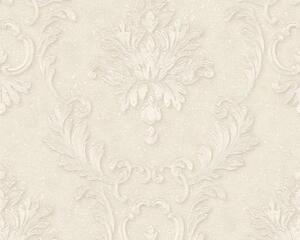 Vliesová tapeta na zeď Ap Luxury Wallpaper 32422-1 | 0,53 x 10,05 m | metalická, krémová | A.S. Création