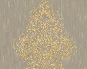 Textilní tapeta na zeď Ap Luxury Wallpaper 31945-3 | 0,53 x 10,05 m | béžová, zlatá | A.S. Création