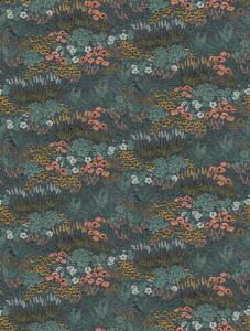Vliesová obrazová tapeta na zeď, modrá, květiny, FW4062-4, Feature Walls, Decoprint