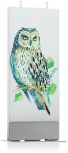 Flatyz Nature Owl dekorativní svíčka 6x15 cm