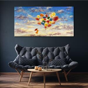 Obraz na plátně Obraz na plátně Moderní oblohy balónky
