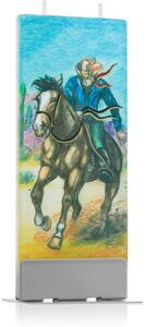 Flatyz Nature Cowboy On Horse dekorativní svíčka 6x15 cm