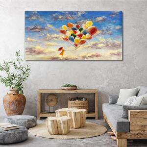 Obraz na plátně Obraz na plátně Moderní oblohy balónky