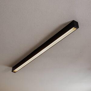 Nowodvorski Lighting Stropní světlo Straight černé 122 cm, Černá, Obývací pokoj / jídelna, kov, Moderní