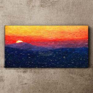 Obraz na plátně Obraz na plátně Krajina Sky Sunset