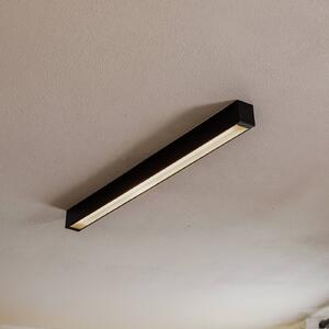 Nowodvorski Lighting Stropní světlo Straight černé 92 cm, Černá, Obývací pokoj / jídelna, kov, Moderní
