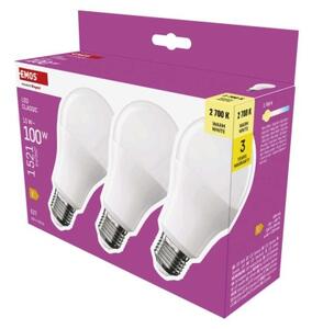 Emos lighting LED žárovka Classic A60 / E27 / 13 W (100 W) / 1521 lm / teplá bílá 1525733285