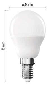 Emos lighting LED žárovka Classic Mini Globe / E14 / 4,2 W (40 W) / 470 lm / teplá bílá 1525731241