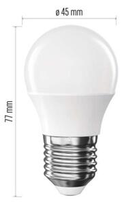 Emos lighting LED žárovka Classic Mini Globe / E27 / 4,2 W (40 W) / 470 lm / teplá bílá 1525733292