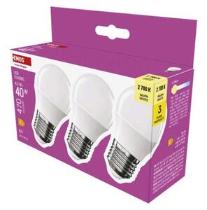 Emos lighting LED žárovka Classic Mini Globe / E27 / 4,2 W (40 W) / 470 lm / teplá bílá 1525733292