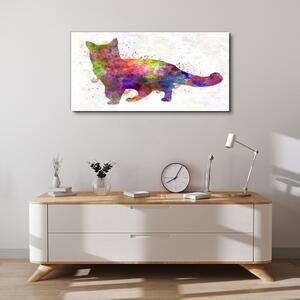 Obraz na plátně Obraz na plátně Abstraktní zvířecí kočka