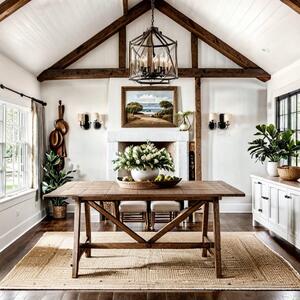 Stará Krása – Ruční výroba Elegantní jídelní stoly z dubového masivu 76 x 140 x 70 cm