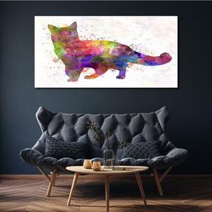 Obraz na plátně Obraz na plátně Abstraktní zvířecí kočka