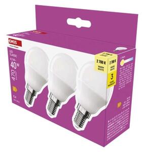 Emos lighting LED žárovka Classic Mini Globe / E14 / 4,2 W (40 W) / 470 lm / teplá bílá 1525731241