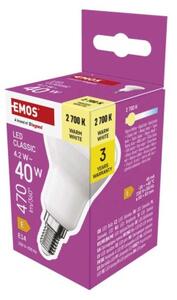 Emos lighting LED žárovka Classic R50 / E14 / 4,2 W (40 W) / 470 lm / teplá bílá 1525731243