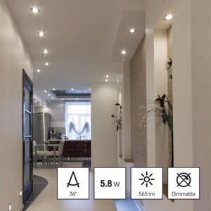 Emos lighting LED žárovka Classic MR16 / GU10 / 5,8 W (75 W) / 565 lm / neutrální bílá 1525730428