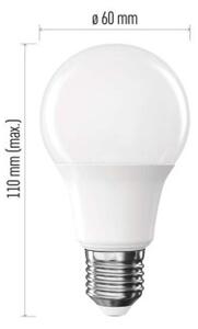 Emos lighting LED žárovka Basic A60 / E27 / 9,4 W (60 W) / 806 lm / teplá bílá 1525733299