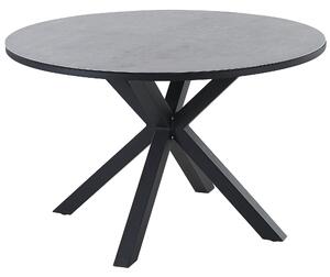 Zahradní jídelní stůl MALETTO 120 cm 120 cm Sklo Šedá