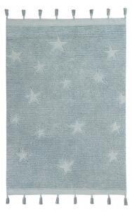 Hans Home | Přírodní koberec, ručně tkaný Hippy Stars Aqua Blue