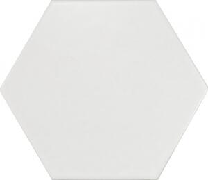 Dlažba Equipe Hexatile Blanco Mate 17,5x20