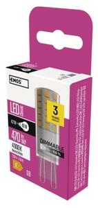 Emos lighting LED žárovka Classic JC / G9 / 4,2 W (40 W) / 470 lm / neutrální bílá 1525736411