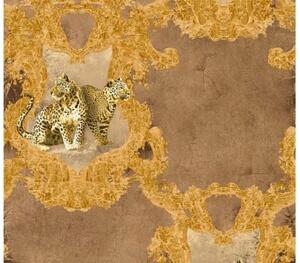 A.S. Création | Vliesová tapeta na zeď Hermitage 33543-3 | 0,53 x 10,05 m | zlatá, hnědá