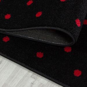 Vopi | Dětský koberec Bambi 830 red - Kulatý průměr 120 cm