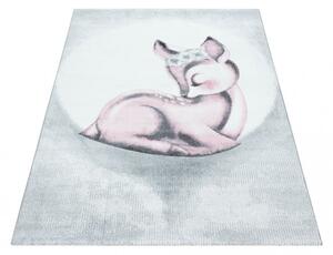 Vopi | Dětský koberec Bambi 850 pink - 140 x 200 cm