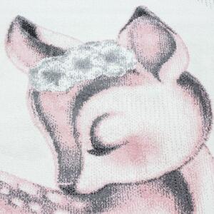 Vopi | Dětský koberec Bambi 850 pink - 80 x 150 cm