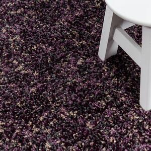 Vopi | Kusový koberec Enjoy shaggy 4500 lila - 60 x 110 cm