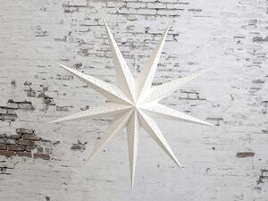 Vintage papírová hvězda vánoční bílá 90 cm (Chic Antique)