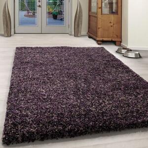 Vopi | Kusový koberec Enjoy shaggy 4500 lila - Kruh 120 cm