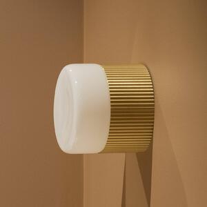 Globen Lighting – stropní světlo do koupelny Hubble 12, mosaz, Ø 12 cm, stmívatelný, Mosaz / zlato, Koupelna, kov, Skandinávský