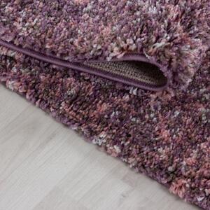 Vopi | Kusový koberec Enjoy shaggy 4500 pink - Kruh 80 cm