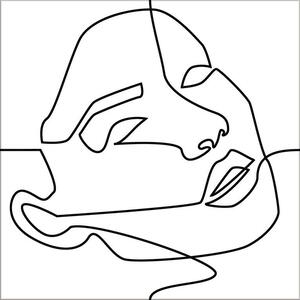 Dlažba Codicer Face Line White 25x25